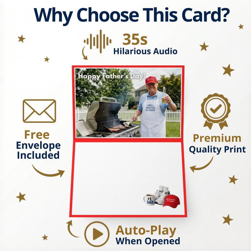 MAGAdads™ Grill Master Talking Card
