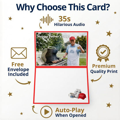 MAGAdads™ Grill Master Talking Card